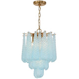 Ollie 4 Light Pendant Blue By Crystorama