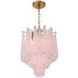 Ollie 4 Light Pendant Blush By Crystorama - Down View