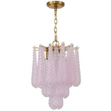 Ollie 4 Light Pendant Blush By Crystorama - Front View
