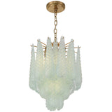 Ollie 4 Light Pendant Green By Crystorama - Down View