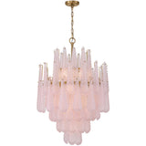 Ollie Chandelier 16 Lights Blush By Crystorama