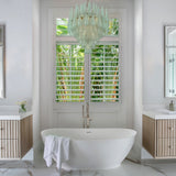 Ollie Chandelier 16 Lights Green By Crystorama - Lifestyle View1
