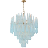 Ollie Chandelier 21 Lights Blue By Crystorama