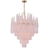 Ollie Chandelier 21 Lights Blush By Crystorama