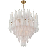 Ollie Chandelier 21 Lights Clear By Crystorama - Down View