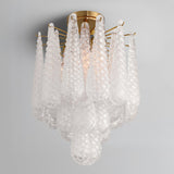 Ollie Semi Flush Clear By Crystorama - Lifestyle View