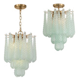 Ollie Semi Flush Green By Crystorama - Alt View