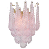 Ollie Wall Sconce Blush By Crystorama - With Light