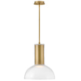Ombra Pendant Lacquered Brass By Frederic Ramond 1
