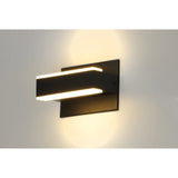 Omni 7" LED Wall Sconce by ET2 - Black