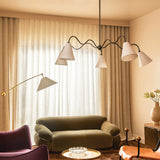 Onda Chandelier Aged Brass Medium By Mitzi Lifestyle View