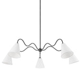 Onda Chandelier Old Bronze Medium By Mitzi