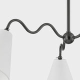 Onda Chandelier Old Bronze Small By Mitzi Detailed View