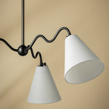 Onda Chandelier Old Bronze Small By Mitzi Lifestyle View1