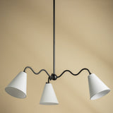 Onda Chandelier Old Bronze Small By Mitzi Lifestyle View