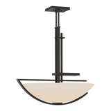 Ondrian Pendant in Dark Smoke, Opal Glass by Hubbardton Forge
