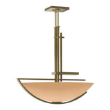 Ondrian Pendant in Modern Brass, Sand Glass by Hubbardton Forge
