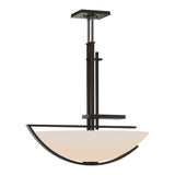 Ondrian Pendant in Oil Rubbed Bronze, Opal Glass by Hubbardton Forge