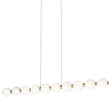 Oni Linear Chandelier By Matteo - Front View