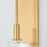 Onteora Wall Sconce Aged Brass By Hudson Valley - Detailed View