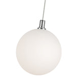 Opal Glass Bolla Pendant by Kuzco Lighting Bulb Details