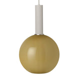Collect Lighting Opal Sphere Pendant Light Grey Low By Ferm Living - Front View