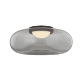 Opalesce Flush Mount - Black Brass by Sonneman