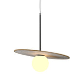 Orbit 1594 Pendant White Stone Louro Freijo by Accord