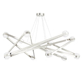Orbit Chandelier - 12-Light - Polished Nickel by Hudson Valley