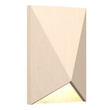 Organic Cappuccino Facet Wall Sconce with White Stone Accent by Accord