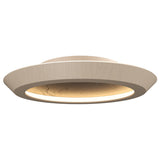 Organic Cappuccino Petra Ceiling Light with Slate Accent by Accord