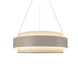 Organic Cappuccino Petra Pendant with White Stone Accent by Accord