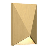 Organic Gold Facet Wall Sconce with White Stone Accent by Accord