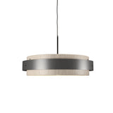 Organic Lead Grey Corda Round Suspension by Accord