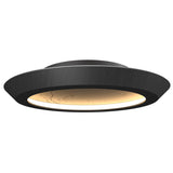 Organic Lead Grey Petra Ceiling Light with Slate Accent by Accord