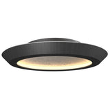 Organic Lead Grey Petra Ceiling Light with White Stone Accent by Accord