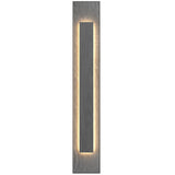 Organic Lead Grey Petra Linear Wall Lamp with Slate Accent by Accord