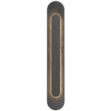 Petra Rounded Linear Wall Lamp with Slate Accent