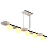 Organic White Large Luna Linear Pendant by Accord