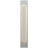 Organic White Petra Linear Wall Lamp with White Stone Accent by Accord