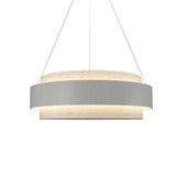 Organic White Petra Pendant with White Stone Accent by Accord