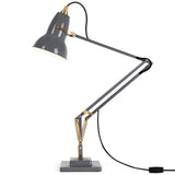Original 1227 Brass Desk Lamp Elephant Grey By Anglepoise - Side View1