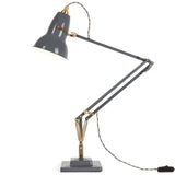 Original 1227 Brass Desk Lamp Elephant Grey By Anglepoise