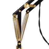Original 1227 Brass Desk Lamp Jet Black By Anglepoise - Detailed View1