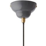 Original 1227 Brass Maxi Pendant Elephant Grey By Anglepoise - Detailed View1