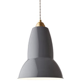 Original 1227 Brass Maxi Pendant Elephant Grey By Anglepoise