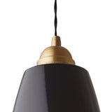 Original 1227 Brass Maxi Pendant Jet Black By Anglepoise - Detailed View2