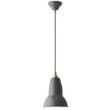 Original 1227 Brass Pendant Elephant Grey By Anglepoise - Front View
