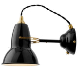 Original 1227 Brass Wall Light Jet Black By Anglepoise - Side View2