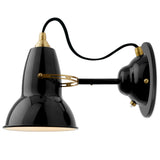 Original 1227 Brass Wall Light Jet Black By Anglepoise